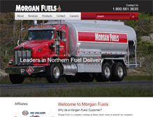 Tablet Screenshot of morganfuels.ca